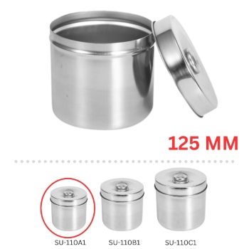 Stainless Steel Jar 125MM